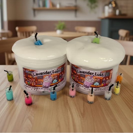 Lavender Lush — glossy slime handmade by Cloud 9 Slime