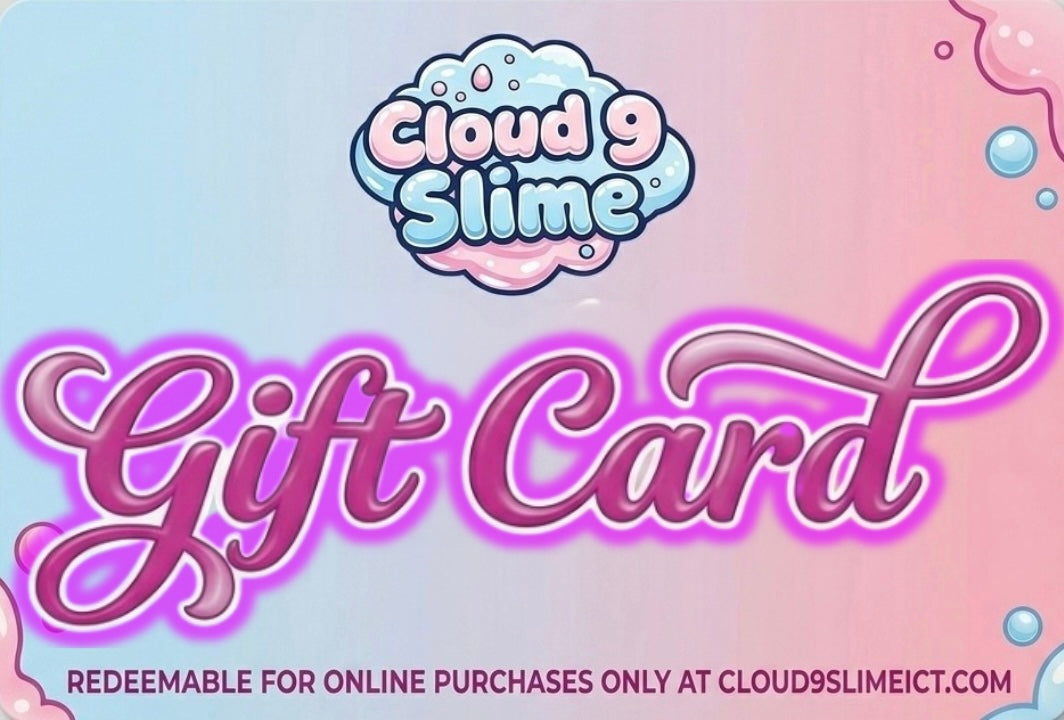 Cloud 9 Slime Gift Card — handmade slime gift from Cloud 9 Slime
