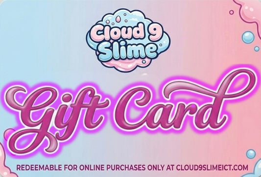 Cloud 9 Slime Gift Card — handmade slime gift from Cloud 9 Slime