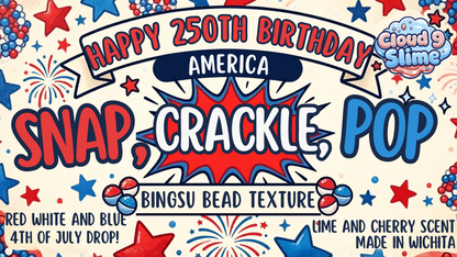 Snap Crackle Pop - Clear Slime
