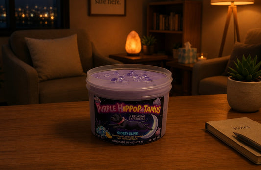 Purple Hippopotamus - Glossy Slime